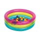 PISCINA DE BOLAS HINCHABLE INTEX CON 50 BOLAS DE COLORES 