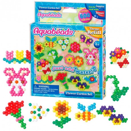 AQUABEADS SET FLORES DE JARDIN