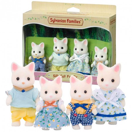 SYLVANIAN FAMILIA GATOS DE SEDA