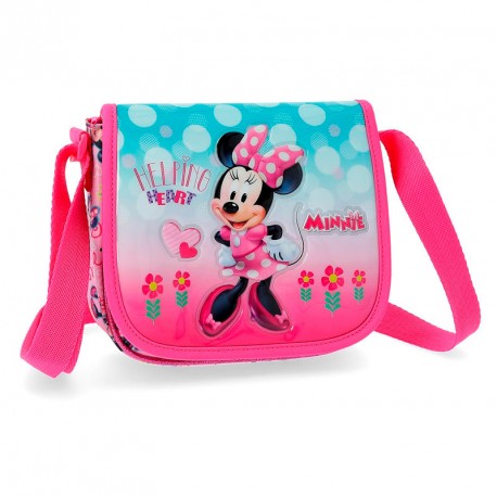 MINNIE HEART BANDOLERA CON SOLAPA