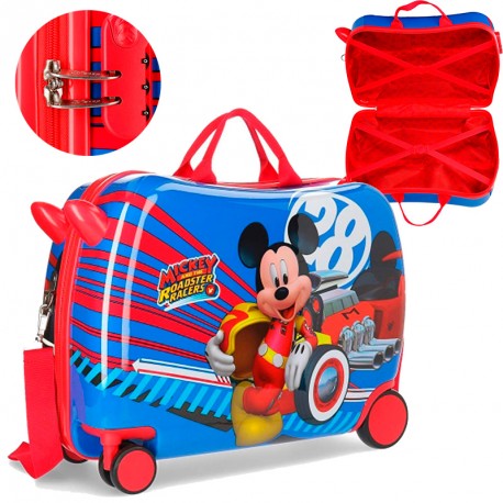 MALETA INFANTIL ABS 4R.WORLD MICKEY