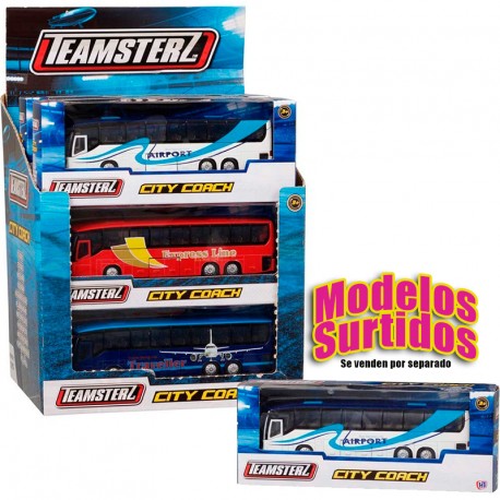 AUTOBUS DIE CAST RUEDA LIBRE TEAMSTERZ