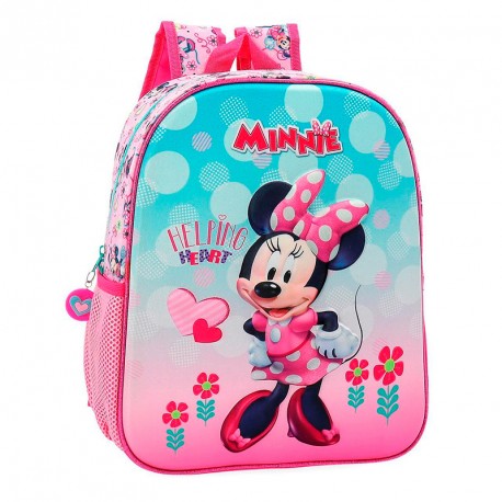 MINNIE HEART MOCHILA 33 cm.