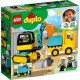 DUPLO CAMION Y EXCAVADORA CON ORUGAS