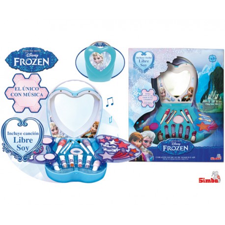 FROZEN MAQUILLAJE CORAZON MUSICAL