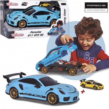 MAJORETTE PORSCHE CARRY CAR + 1  COCHE