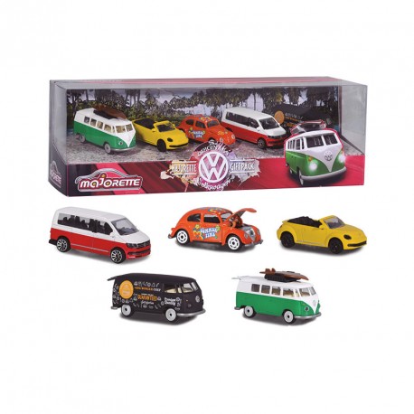 MAJORETTE GIFTPACK 5 COCHES VOLKSWAGEN