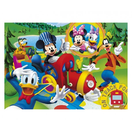 PUZZLE LA CASA DE MICKEY MOUSE TRACK FOR FUN (60 PIEZAS)