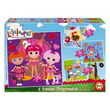 2 PUZZLES PROGRESIVOS LALALOOPSY (12 y 16 PIEZAS)