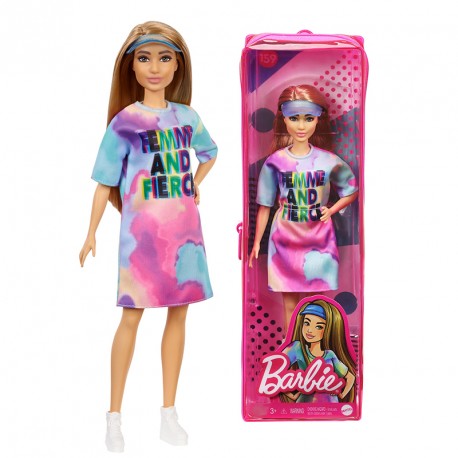 BARBIE FASHIONISTA VESTIDO TEÑIDO