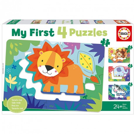 PUZZLE ANIMALES DE LA SELVA MY FIRST PUZZLES 