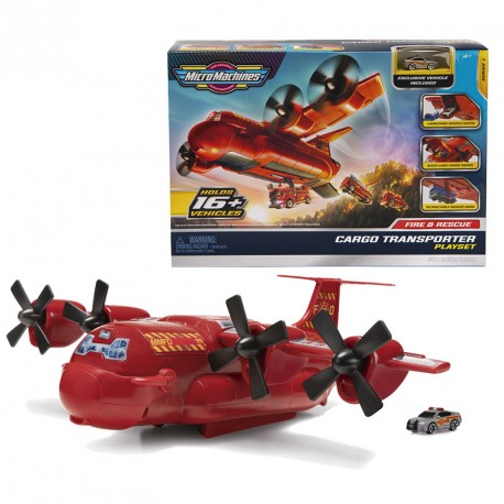 MICROMACHINES AVION TRANSPORTEM PLAYSET