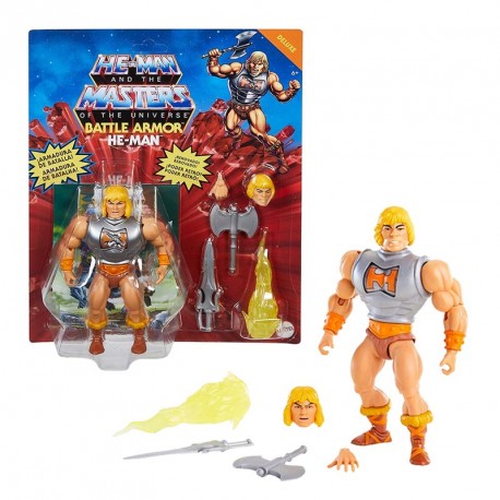 MASTERS OF THE UNIVERSE FIGURA DELUXE HE-MAN