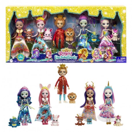 ENCHANTIMALS ROYAL PACK 5 PERSONAJES