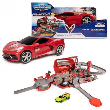 MICROMACHINES LARGE PLAYSET CORVETTE RACEWAY