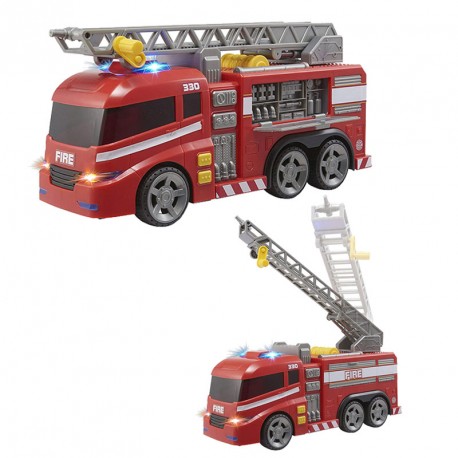 CAMION DE  BOMBEROS 42 cm C/LUZ y SONIDOS TEAMSTERZ