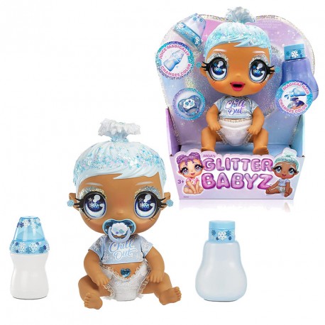 GLITTER BABYZ DOLL JANUARY SNOWFLAKE (LIGHT BLUE/SNOWFLAKE)