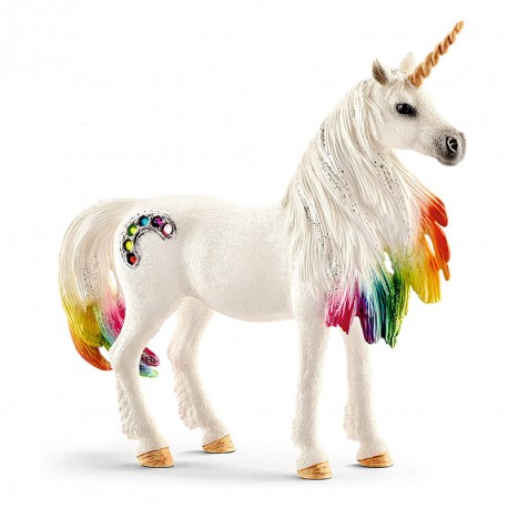 FIGURA UNICORNIO ARCOIRIS, YEGUA