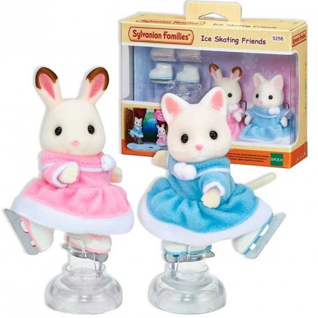 SYLVANIAN AMIGAS PATINADORAS SOBRE HIELO