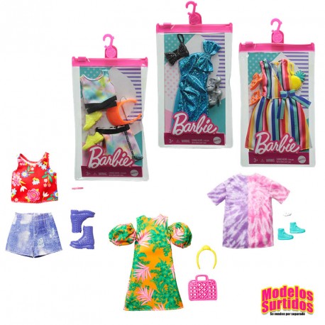 BARBIE ROPA LOOK COMPLETO SURTIDO