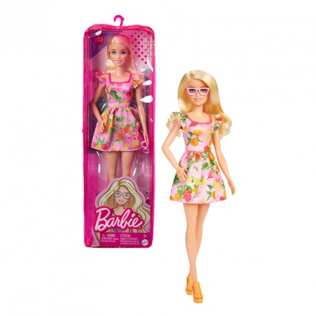 BARBIE FASHIONISTA VESTIDO DE FRUTAS