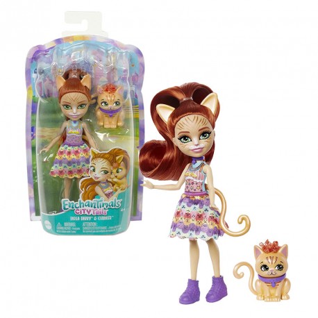 ENCHANTIMALS TARLA ORANGE CAT & CUDDLER