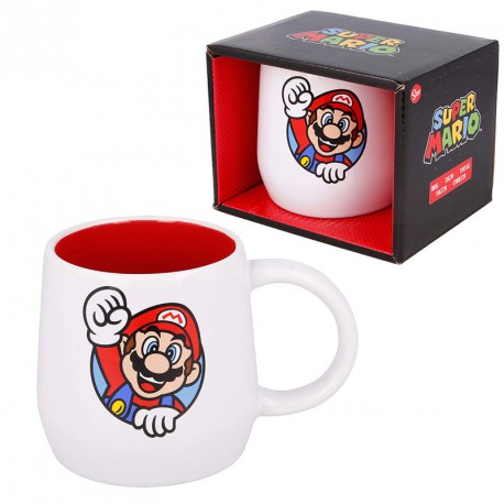 TAZA SUPER MARIO CERAMICA NOVA 360 ML EN CAJA REGALO