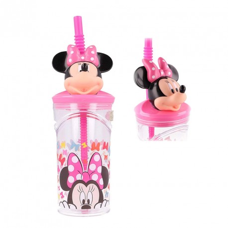 VASO FIGURITA 3D 360 ML MINNIE SO EDGY BOWS