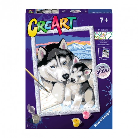 CREART SERIE D CLASSIC HUSKIES SIBERIANOS