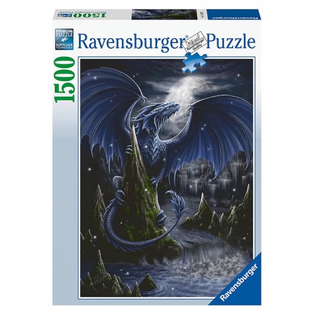 PUZZLE 1500P EL DRAGON AZUL OSCURO