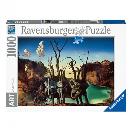 PUZZLE 1000P ALI SWANS REFLECTING ELEPHANTS