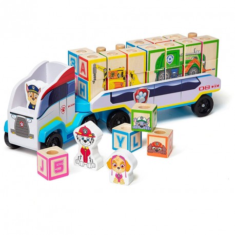 MELISSA PAW PATROL CAMION BLOQUES