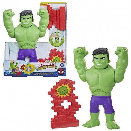 SPIDEY MEGA MIGHTY HULK CON GESTOS