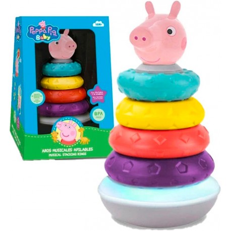 PEPPA PIG AROS APILABLES C/SONIDOS