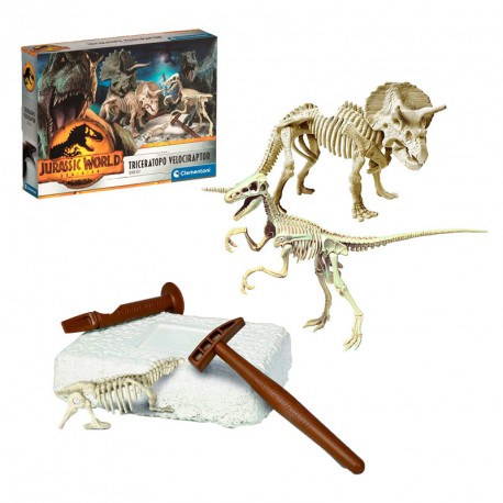 ARQUEOJUGANDO TRICERATOPS Y VELOCIRAPTORS