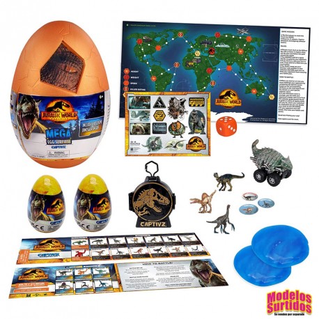 JURASSIC CAPTIVZ DOMINION EDITION MEGA EGG