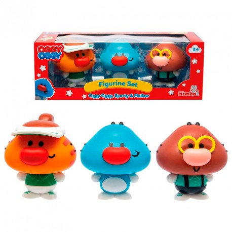 OGGY OGGY SET 3 FIGURAS 7 CM