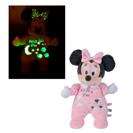 PELUCHE MINNIE BRILLA EN LA OSCURIDAD 25 CM