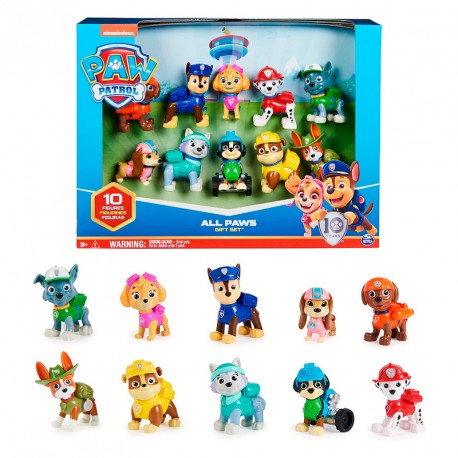 PATRULLA CANINA GIFTPACK DE FIGURAS 10MO ANIVERSARIO