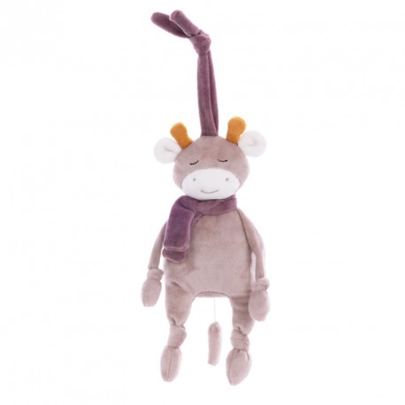 PELUCHE MUSICAL JIRAFA NUDOS 22 CM