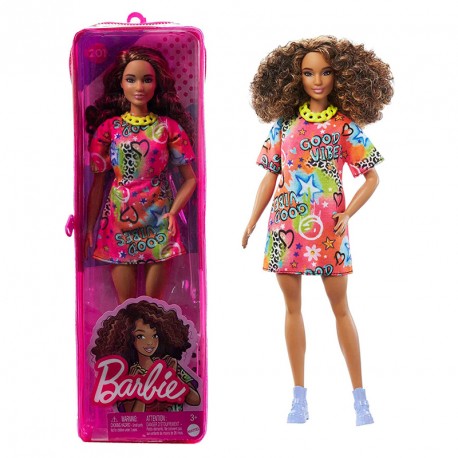 BARBIE FASHIONISTA CON PELO RIZADO