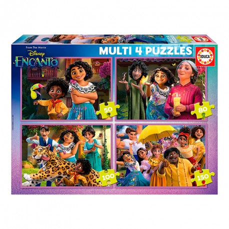 PUZZLE MULTI 4 IN 1 50P+