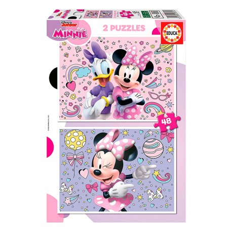 PUZZLE 2x48P MINNIE