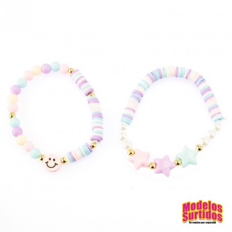 PULSERA PINKY SKY 2 PZ.