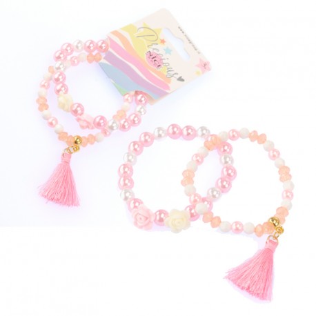 PULSERA ROSA 2 PZ.