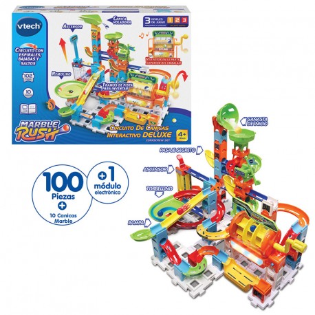 MARBLE RUSH DELUXE CORKSCREW SET CIRCUITO DE CANICAS INTERACTIVO