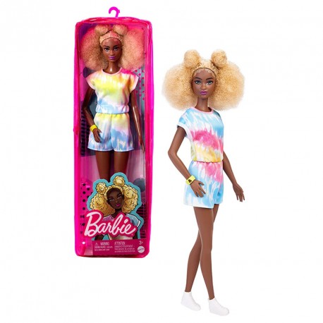 BARBIE FASHIONISTA RUBIA MONO PINTADO