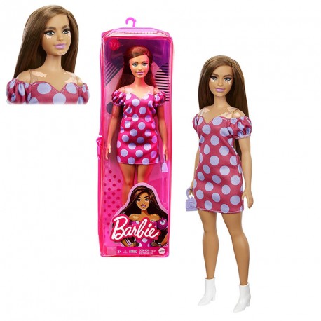 BARBIE FASHIONISTA VESTIDO LUNARES