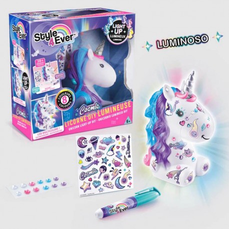 DECO CRAFT UNICORNIO DIY LUZ COSMICA