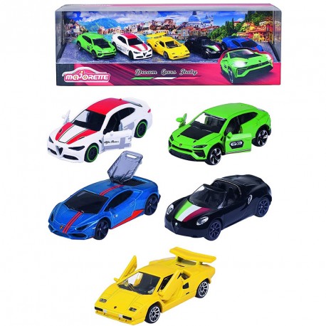 MAJORETTE GIFTPACK 5 VEHICULOS DREAM ITALY